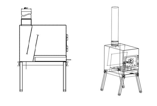 Печь дровяная Сибтермо малая в Ростове