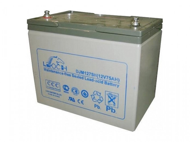 Аккумулятор Leoch DJM1275H (12 В, 75 Ач) в Ростове