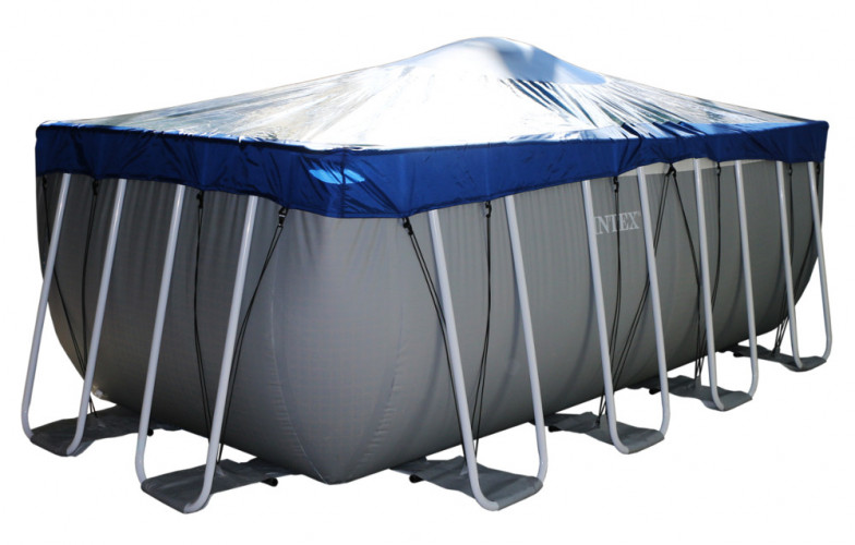 Тент для прямоугольного бассейна Intex/Bestway с надувной подушкой "Фиеста" в Ростове