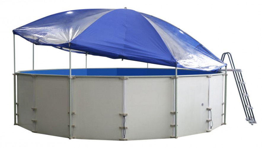 Подъемный тент-навес для бассейна "Фиеста" в Ростове