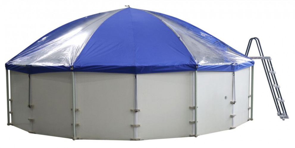 Подъемный тент-навес для бассейна "Фиеста" в Ростове