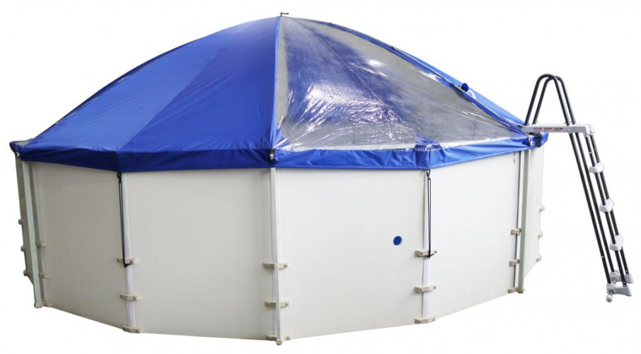 Подъемный тент-навес для бассейна "Фиеста" в Ростове