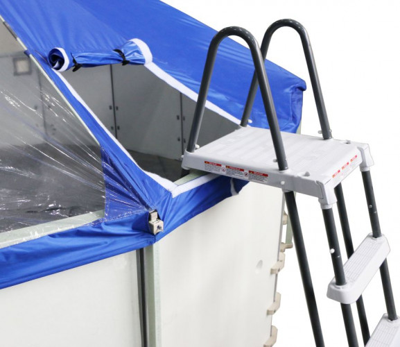 Подъемный тент-навес для бассейна "Фиеста" в Ростове