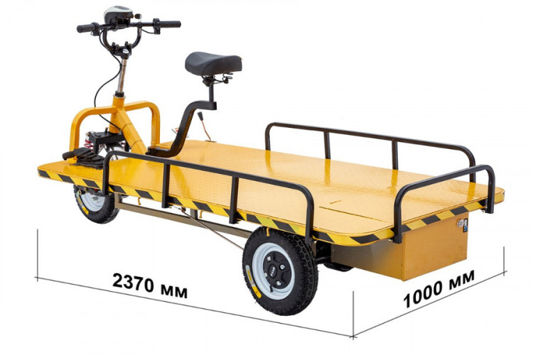 Грузовая электрическая тележка RuTrike ТАКСА ВАЙД в Ростове