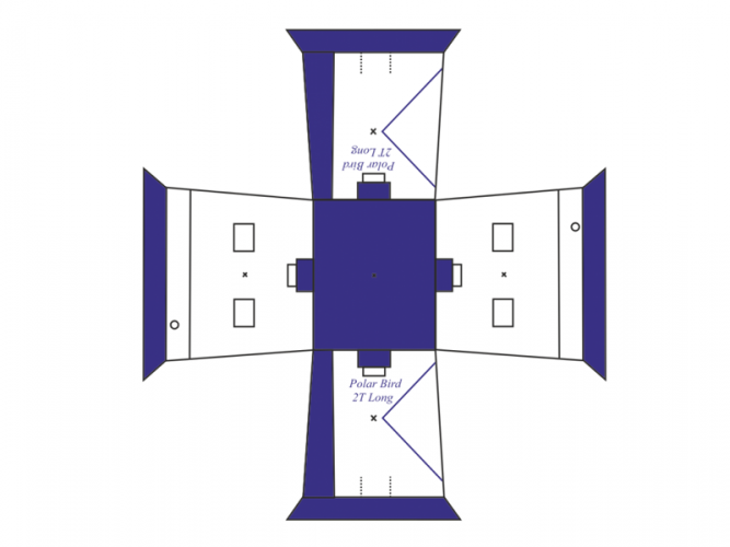 Зимняя палатка Polar Bird 2T Long компакт в Ростове