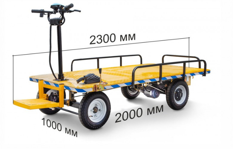 Грузовая электрическая тележка RuTrike СКЛАД 2000 П в Ростове