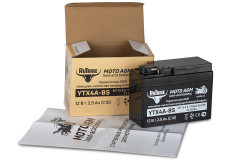 Аккумулятор стартерный для мототехники Rutrike YTX4А-BS (12V/2,5Ah)