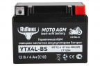 Аккумулятор стартерный для мототехники Rutrike YTX4L-BS (12V/4Ah) в Ростове