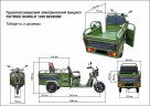 Грузовой электрический трицикл RuTrike Вояж П Трансформер в Ростове