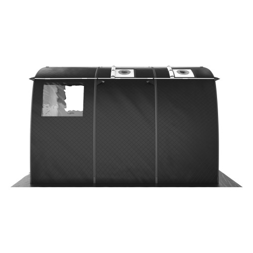 Мобильная баня-палатка МОРЖ Max (Черный) в Ростове