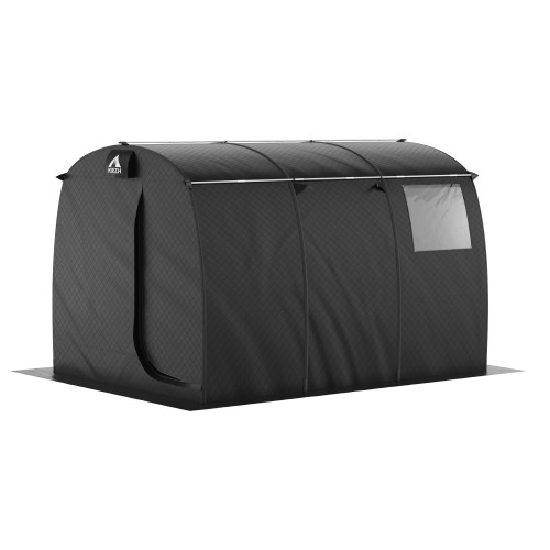 Мобильная баня-палатка МОРЖ Max (Черный) в Ростове