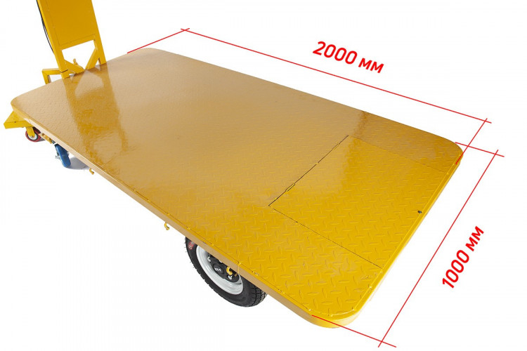 Грузовая электрическая тележка RuTrike Плита 2000 в Ростове