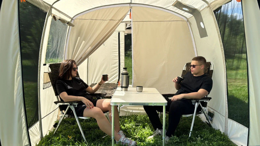 Шатер - Мобильная баня-палатка Морж Shelter XL в Ростове