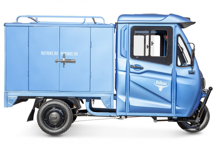 Электротрицикл Rutrike КАРГО Кабина Дуал обогрев 1500 фургон в Ростове