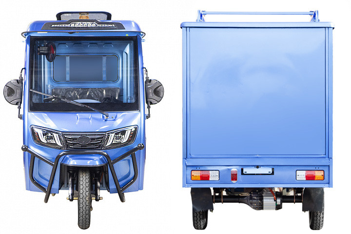 Электротрицикл Rutrike КАРГО Кабина Дуал обогрев 1500 фургон в Ростове