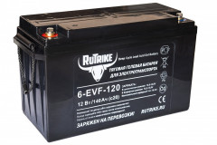 Тяговый гелевый аккумулятор RuTrike 6-EVF-120A (12V120A/H C3)