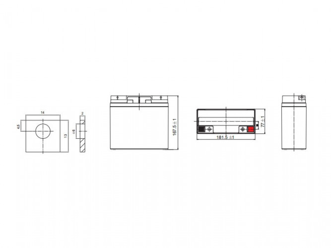 Аккумулятор Leoch DJW 12-18 (12 В, 18 Ач) в Ростове