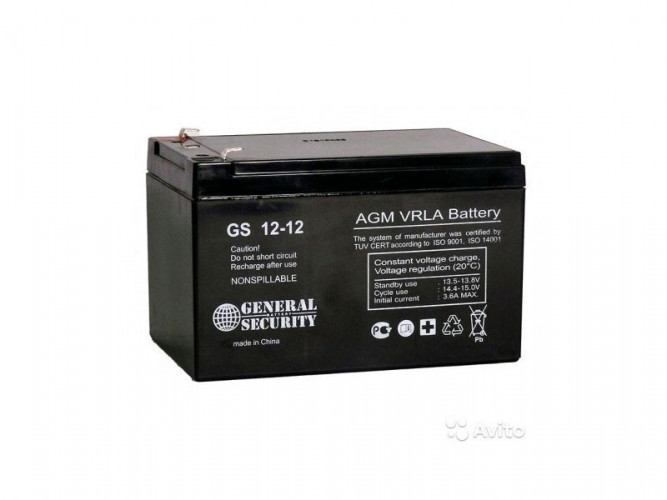 Аккумулятор General Security GS 12-12 L (12 В, 12 Ач) в Ростове
