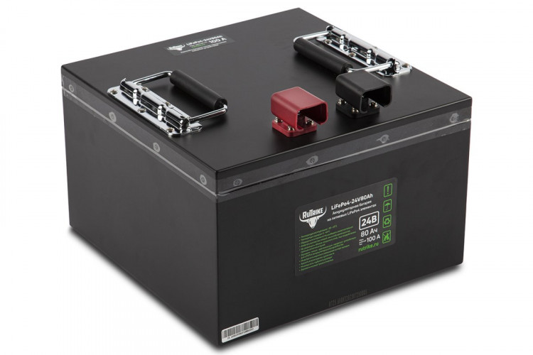 Тяговый железо-фосфатный аккумулятор RuTrike LiFePO4 24V80Ah (100A) в Ростове