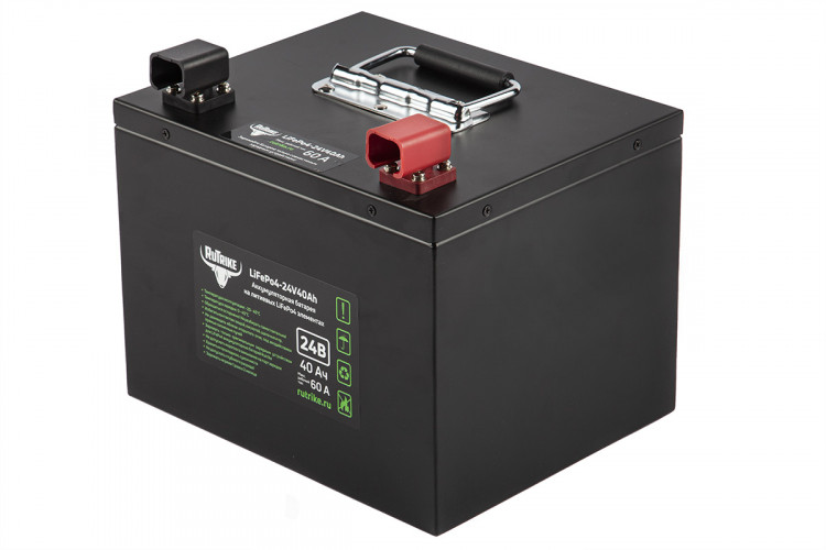 Тяговый железо-фосфатный аккумулятор RuTrike LiFePO4 24V40Ah (60A) в Ростове
