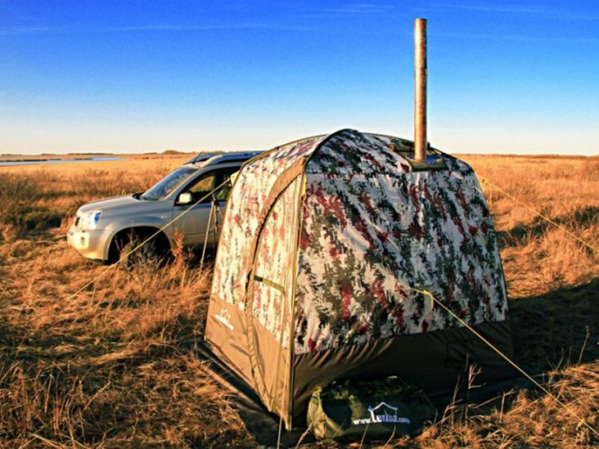Мобильная баня ТЕРМА-10 с 1 окном (походная) в Ростове