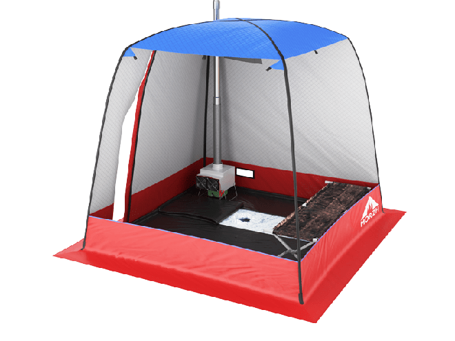 Мобильная баня-палатка МОРЖ (Черный) в Ростове